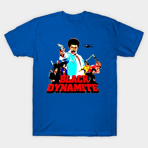 Black Dynamite T-Shirt by timtopping